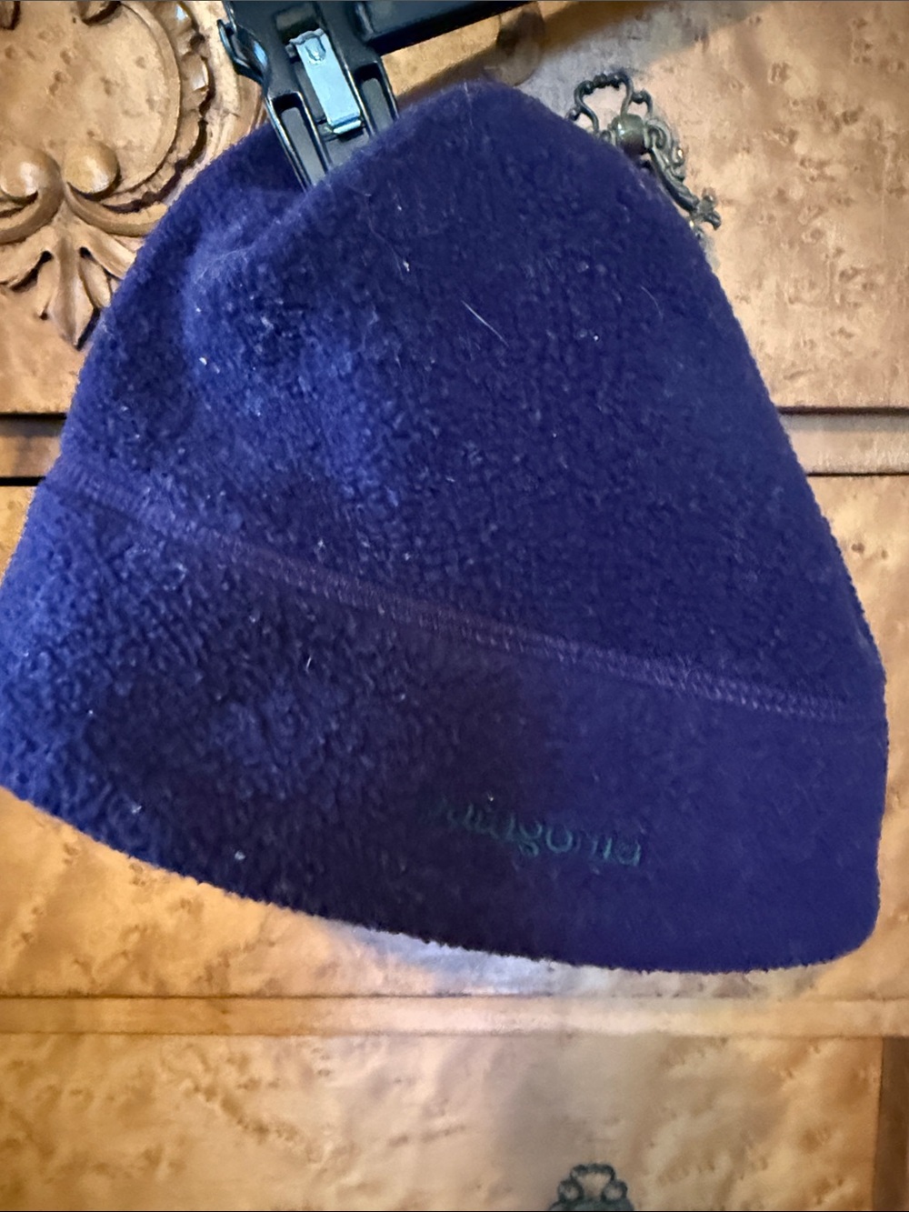 Patagonia Purple Fleece Beanie